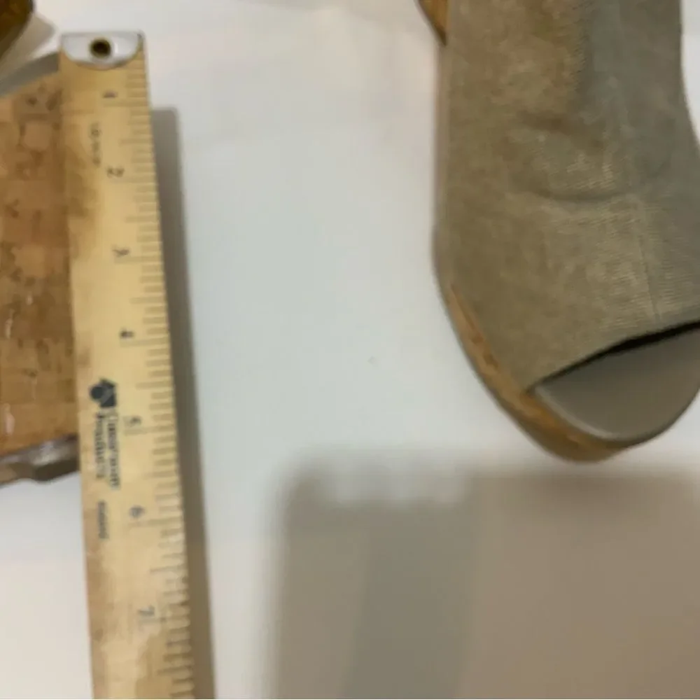 Stuart Weitzman Glover Stretch Wedge Sandal 10.5 M - Picture 8 of 10
